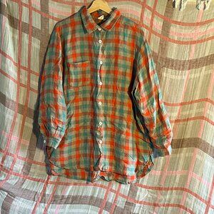 Shelter Camille Top Plaid M